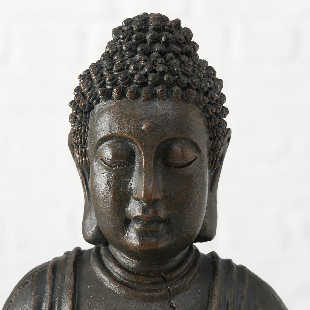 FeineHeimat Buddha Figur sitzend in Meditation 50 cm - Inspirierende Gartendekoration für spirituelle Harmonie
