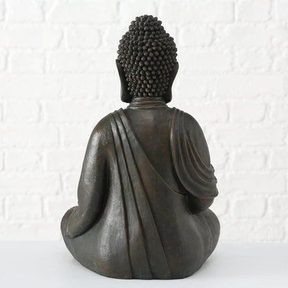 FeineHeimat Buddha Figur sitzend in Meditation 50 cm - Inspirierende Gartendekoration für spirituelle Harmonie