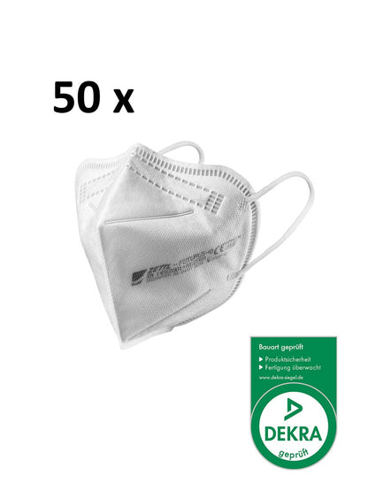 ZETTL FUTURUS-O FFP2 Maske Zertifiziert nach EN 149:2001+A1:2009 Durch DEKRA  CE 0158 Ohrband