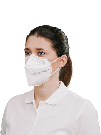 ZETTL FUTURUS-O FFP2 Maske Zertifiziert nach EN 149:2001+A1:2009 Durch DEKRA  CE 0158 Ohrband