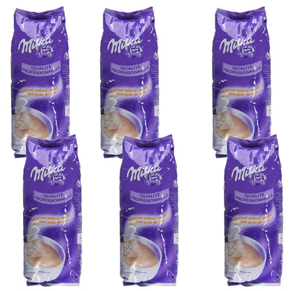 Milka Kakao Schokolade zum Auflösen in warmer oder kalter Milch 6x 1KG Beutel