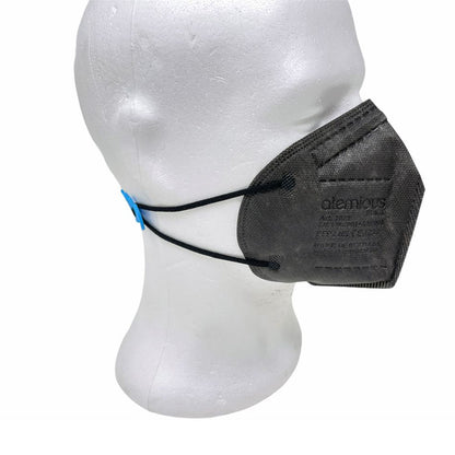 atemious PRO 2 BLACK  FFP2 Maske schwarz einzeln oder lose verpackt