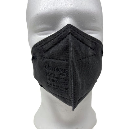 atemious PRO 2 BLACK  FFP2 Maske schwarz einzeln oder lose verpackt