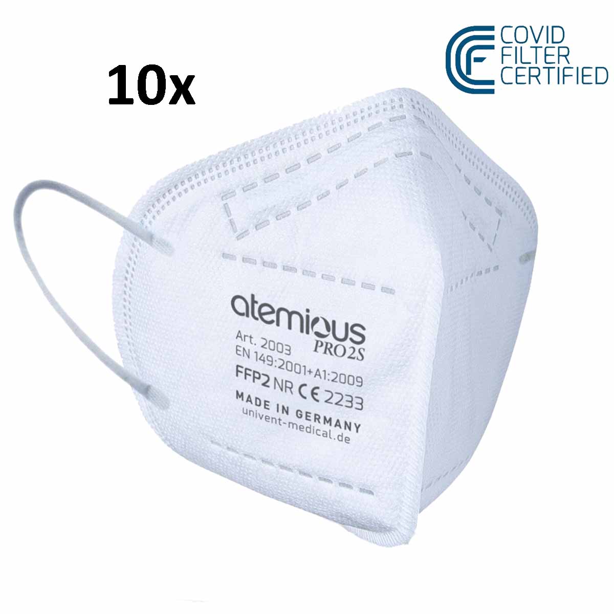 atemious PRO 2S, FFP2 Maske EN 149:2001+A1:2009 CE 2233  (Herstellernummer: 2003)