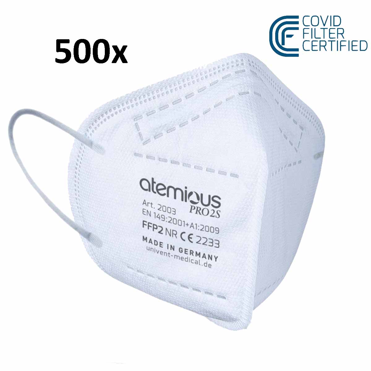 atemious PRO 2S, FFP2 Maske EN 149:2001+A1:2009 CE 2233  (Herstellernummer: 2003)