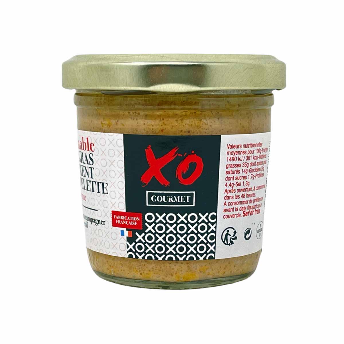 XO GOURMET Enten Foie Gras mit Espelette Pfeffer und Cognac: Französische Delikatesse