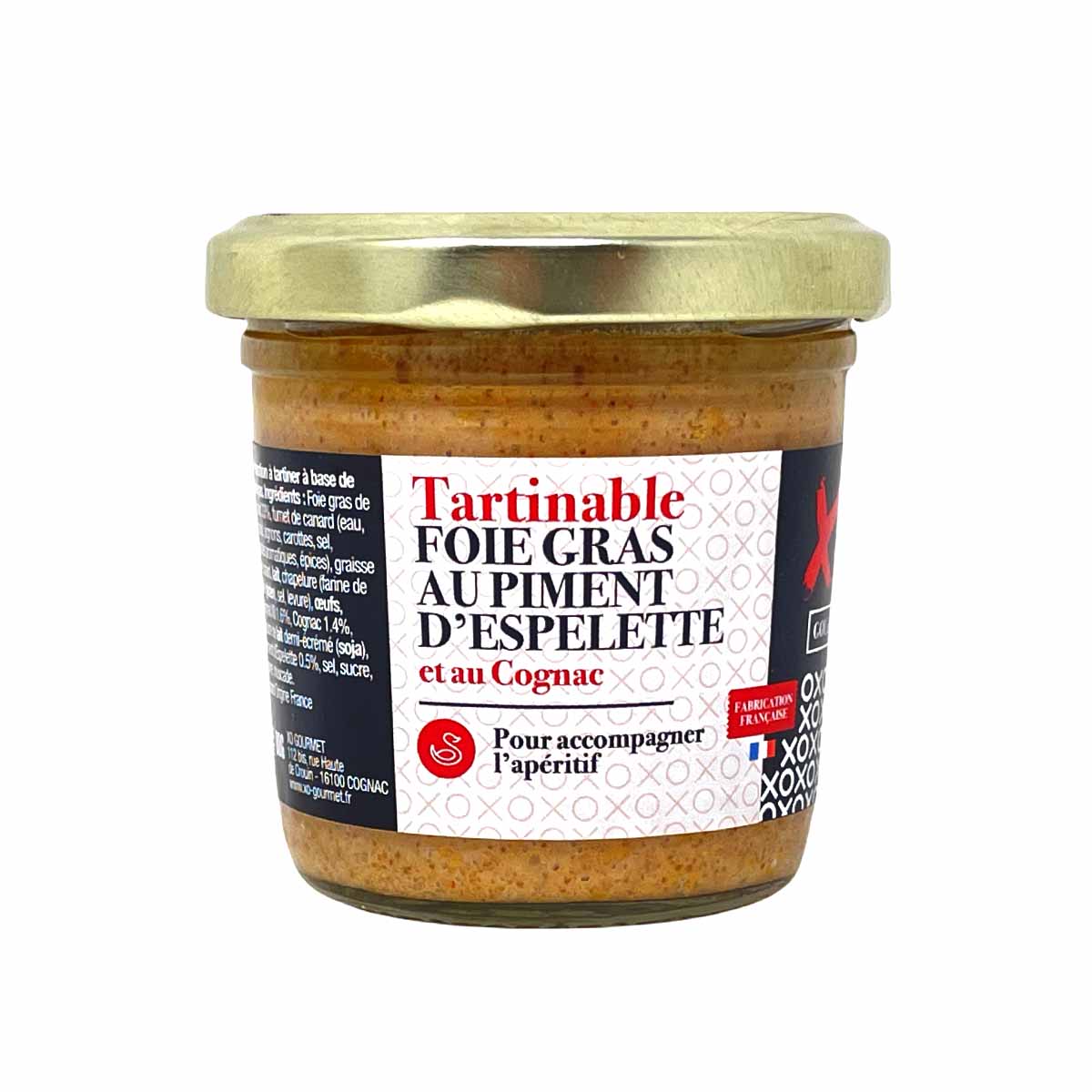 XO GOURMET Enten Foie Gras mit Espelette Pfeffer und Cognac: Französische Delikatesse