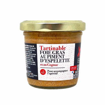 XO GOURMET Enten Foie Gras mit Espelette Pfeffer und Cognac: Französische Delikatesse