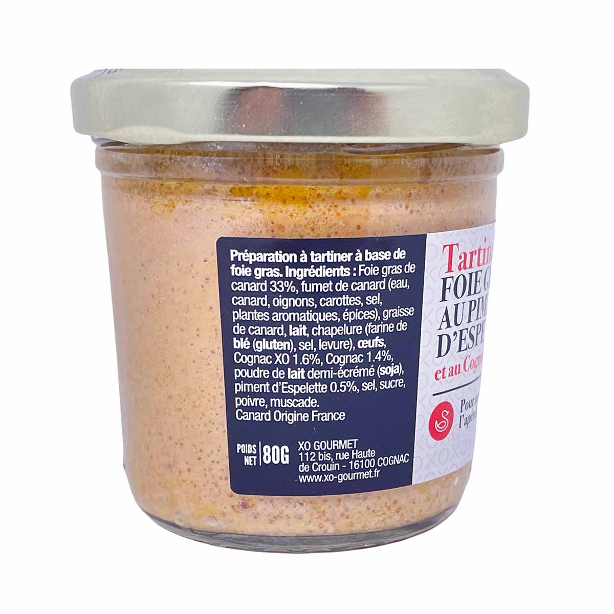 XO GOURMET Enten Foie Gras mit Espelette Pfeffer und Cognac: Französische Delikatesse