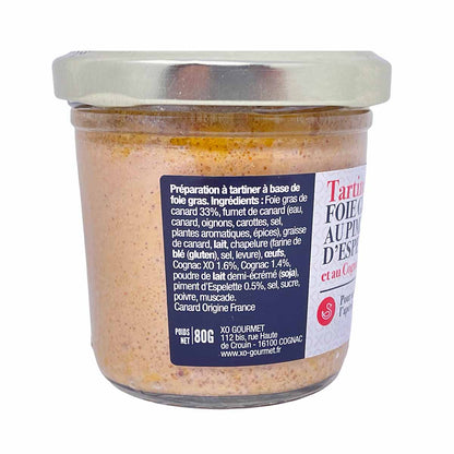 XO GOURMET Enten Foie Gras mit Espelette Pfeffer und Cognac: Französische Delikatesse