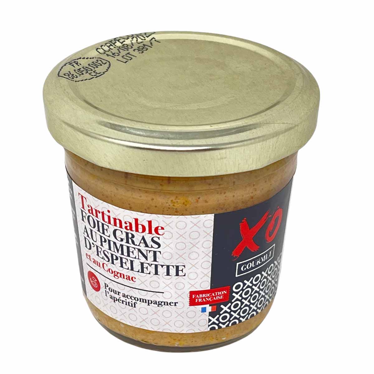 XO GOURMET Enten Foie Gras mit Espelette Pfeffer und Cognac: Französische Delikatesse