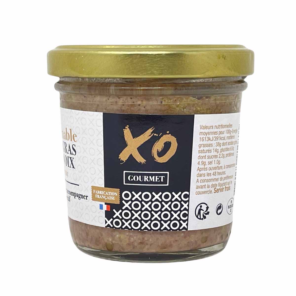 XO GOURMET Enten Foie Gras mit Nüssen und Cognac: Luxuriöser Genuss aus Frankreich