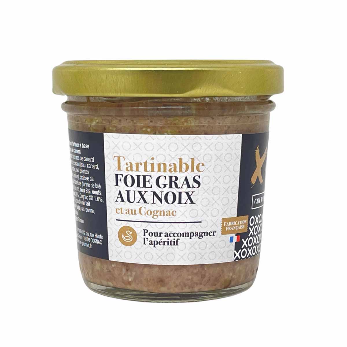 XO GOURMET Enten Foie Gras mit Nüssen und Cognac: Luxuriöser Genuss aus Frankreich