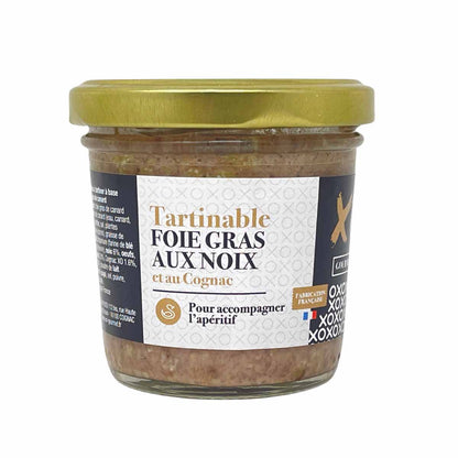 XO GOURMET Enten Foie Gras mit Nüssen und Cognac: Luxuriöser Genuss aus Frankreich