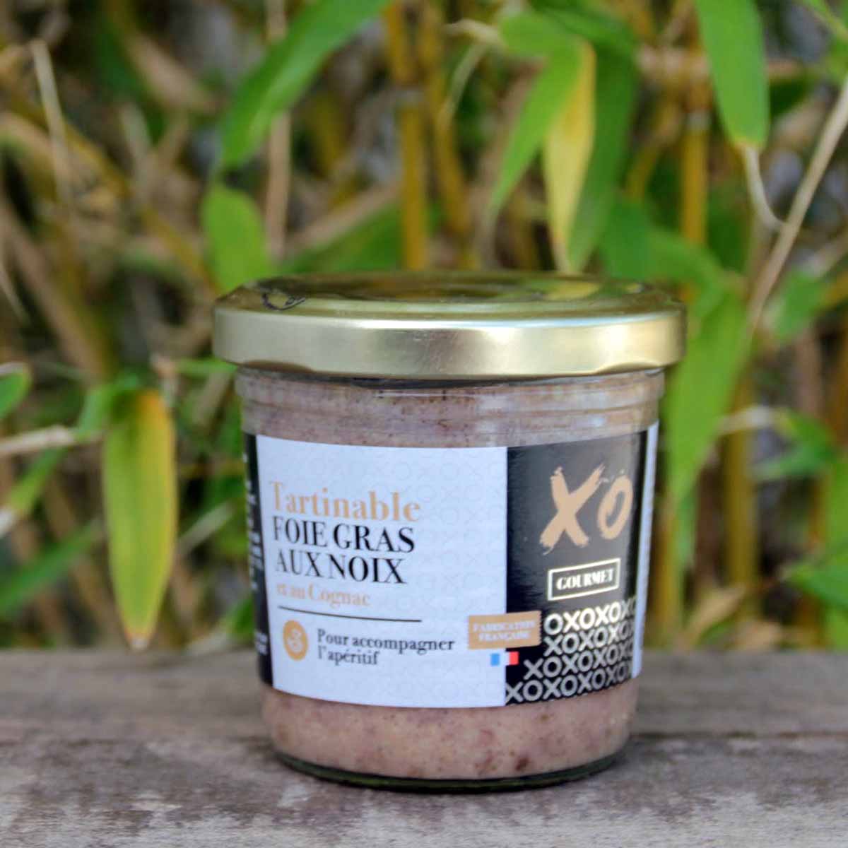 XO GOURMET Enten Foie Gras mit Nüssen und Cognac: Luxuriöser Genuss aus Frankreich