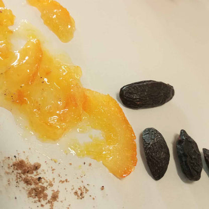 LES CONFITURES DE LA HOUBE extra süße Orangen Konfitüre mit Tonka Bohnen 250 Gramm