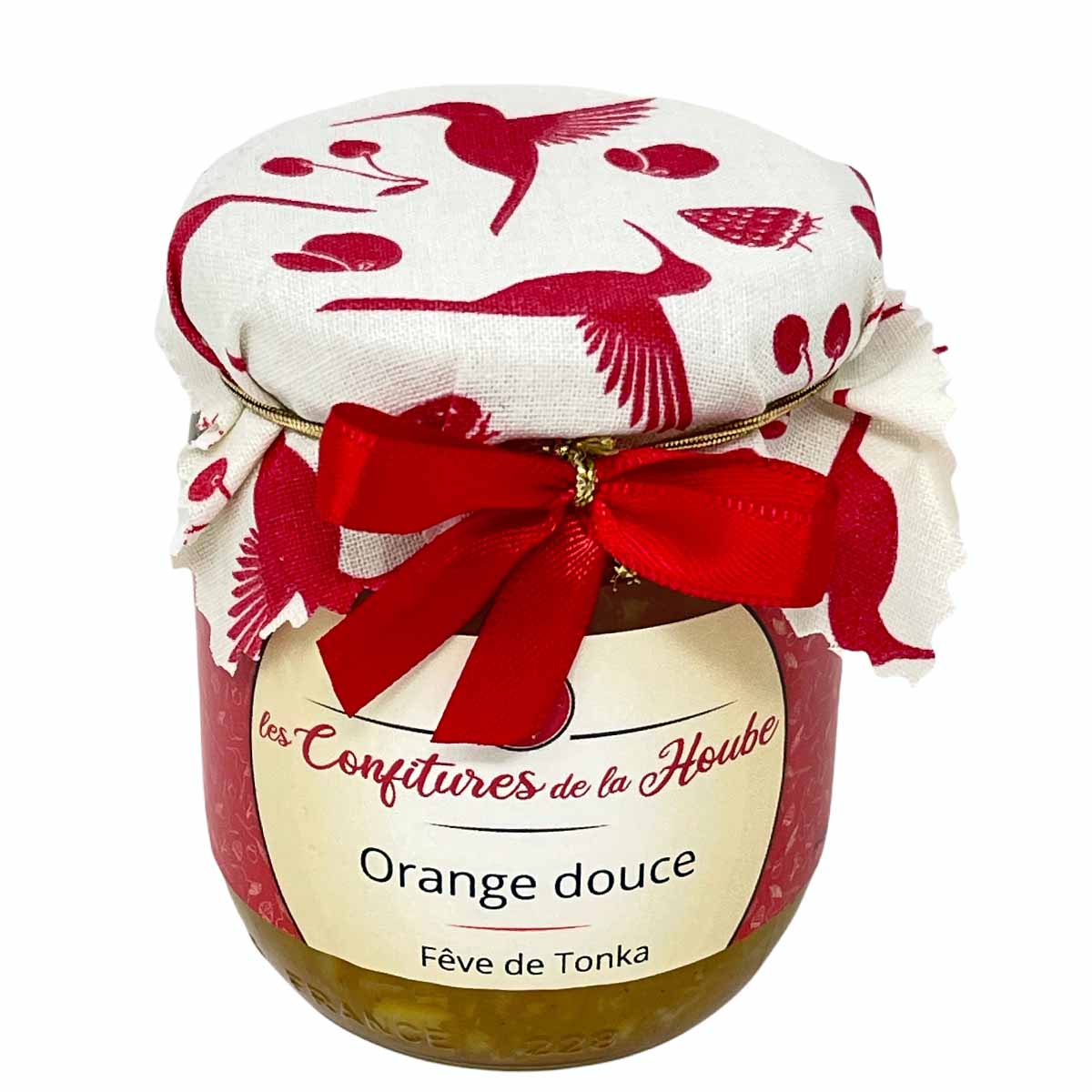 LES CONFITURES DE LA HOUBE extra süße Orangen Konfitüre mit Tonka Bohnen 250 Gramm