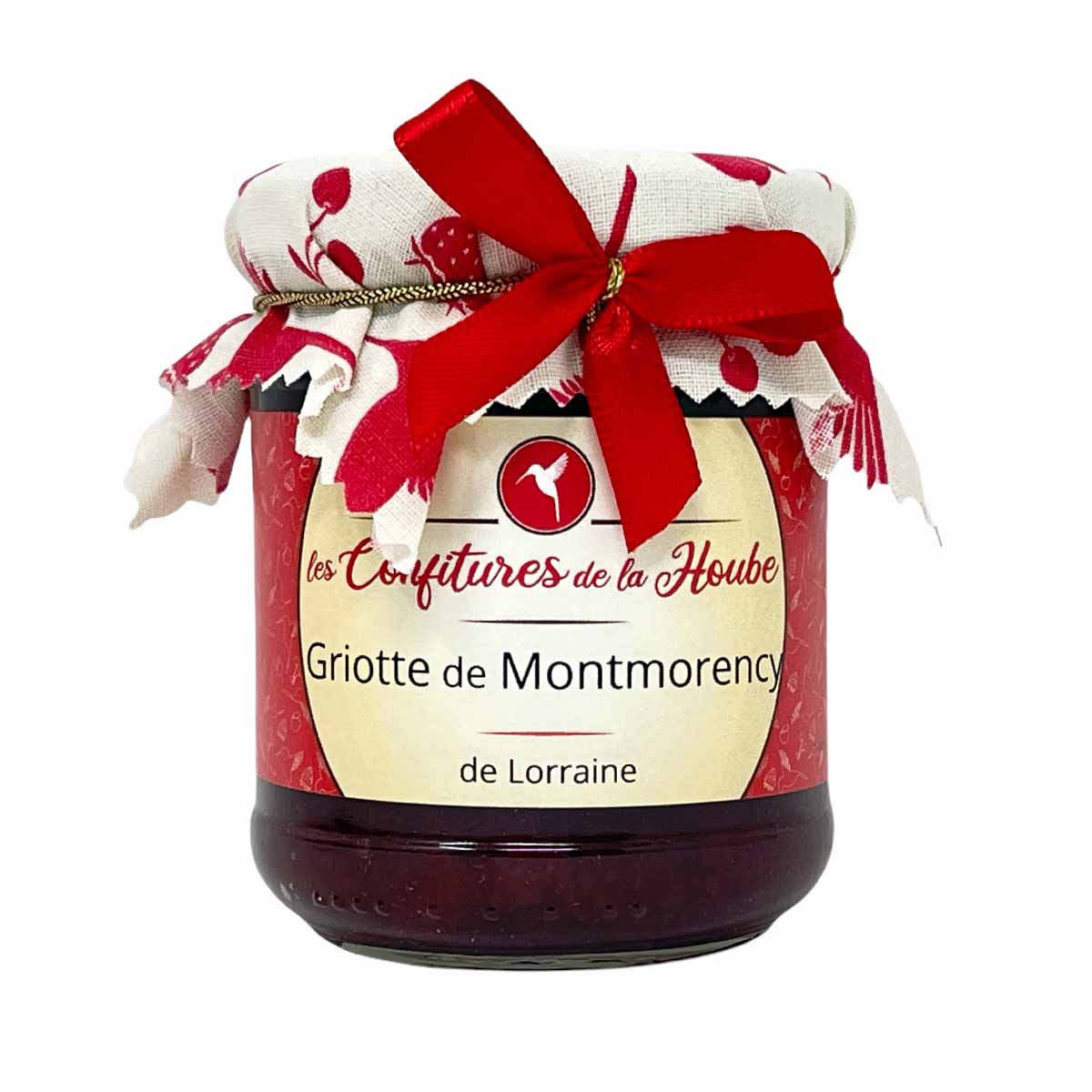 LES CONFITURES DE LA HOUBE Konfitüre Morello Kirsche aus Montmorency de Lorraine 220 Gramm