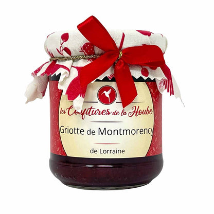 LES CONFITURES DE LA HOUBE Konfitüre Morello Kirsche aus Montmorency de Lorraine 220 Gramm