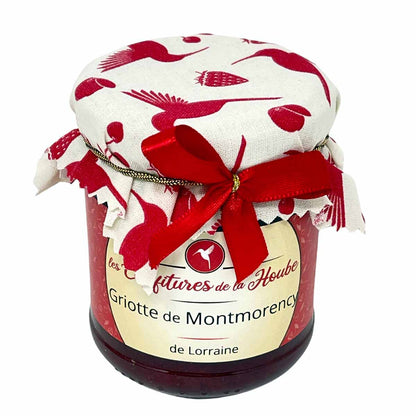 LES CONFITURES DE LA HOUBE Konfitüre Morello Kirsche aus Montmorency de Lorraine 220 Gramm