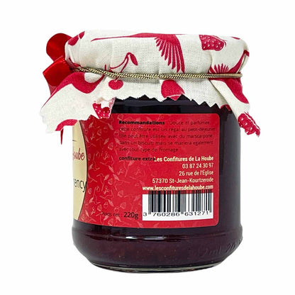LES CONFITURES DE LA HOUBE Konfitüre Morello Kirsche aus Montmorency de Lorraine 220 Gramm