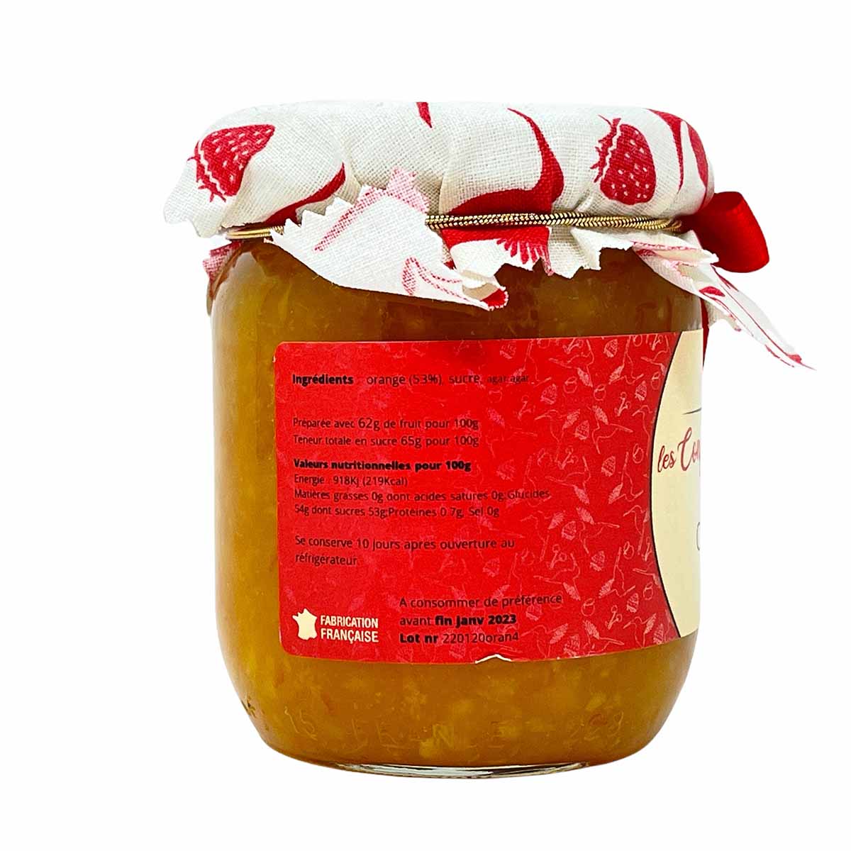 LES CONFITURES DE LA HOUBE Süßorangen Marmelade nicht bitter