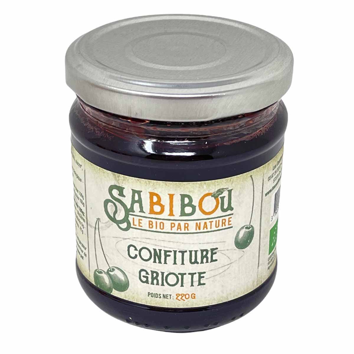 SABIBOU Bio Morello Kirschen Konfitüre Confiture extra BIO Griotte
