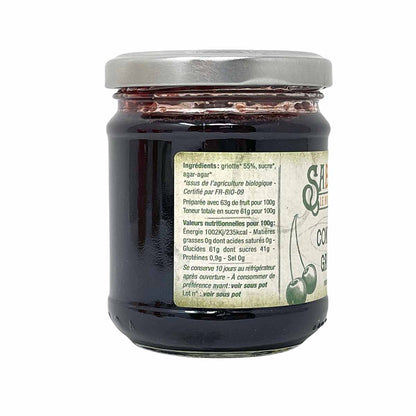 SABIBOU Bio Morello Kirschen Konfitüre Confiture extra BIO Griotte