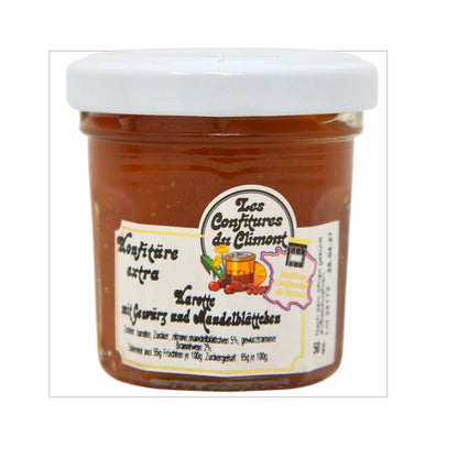 Les Confitures du Climont Karotten Konfitüre Extra mit Gewürztraminer Trester 50g