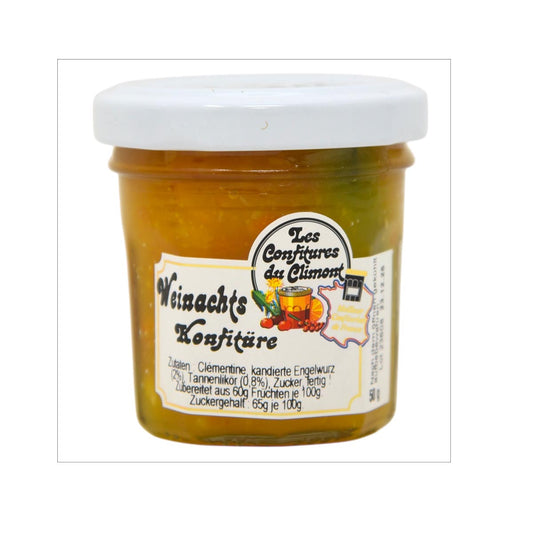 Les Confitures du Climont Weihnachts-Konfitüre 50g – Feiner Festtagsgeschmack
