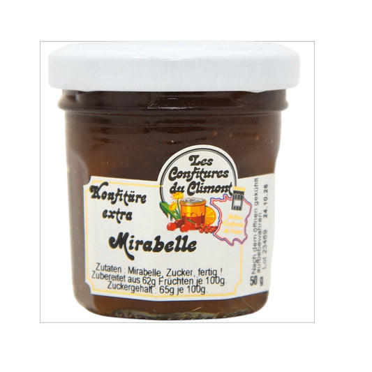 Les Confitures du Climont Mirabellen Konfitüre Extra 50g – Handwerklich hergestellt