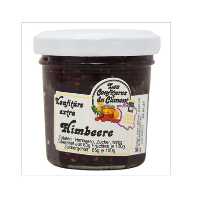 Les Confitures du Climont Himbeere Konfitüre Extra 50g – Handwerklich hergestellt