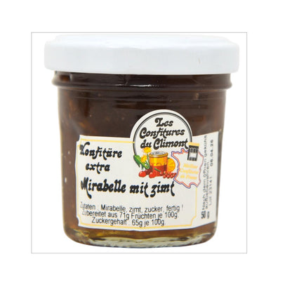 Les Confitures du Climont Mirabellen-Zimt Konfitüre extra 50g handwerklich