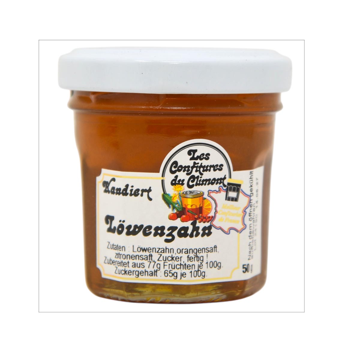 Les Confitures du Climont Löwenzahn Konfitüre Extra 50g – Handwerklich Hergestellt
