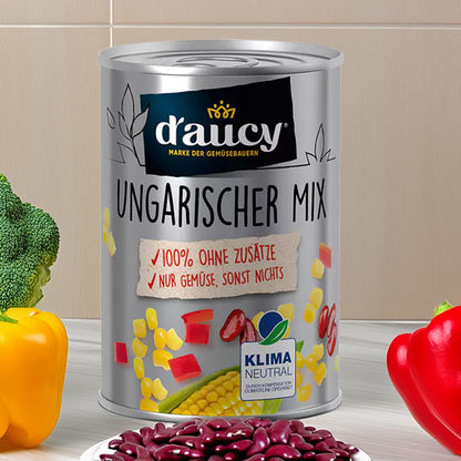d'aucy Ungarischer Mix - 100% ohne Salz und Zuckerzusatz,    285 Gramm Dose