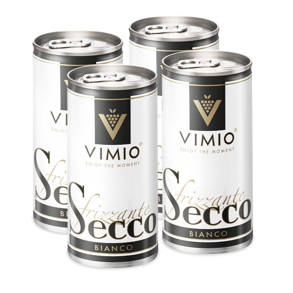 Vimio Spritziger Trinkgenuss: Secco Frizzante Perlwein, 10,5% vol, 200ml