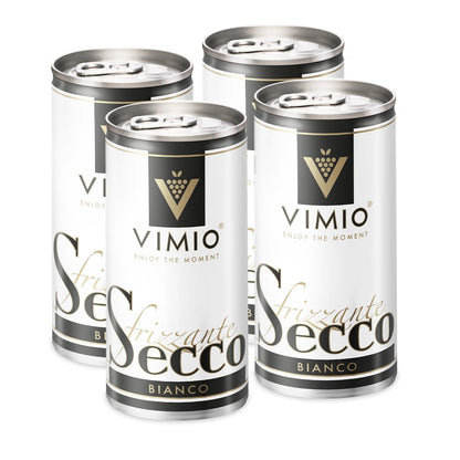 Vimio Spritziger Trinkgenuss: Secco Frizzante Perlwein, 10,5% vol, 200ml