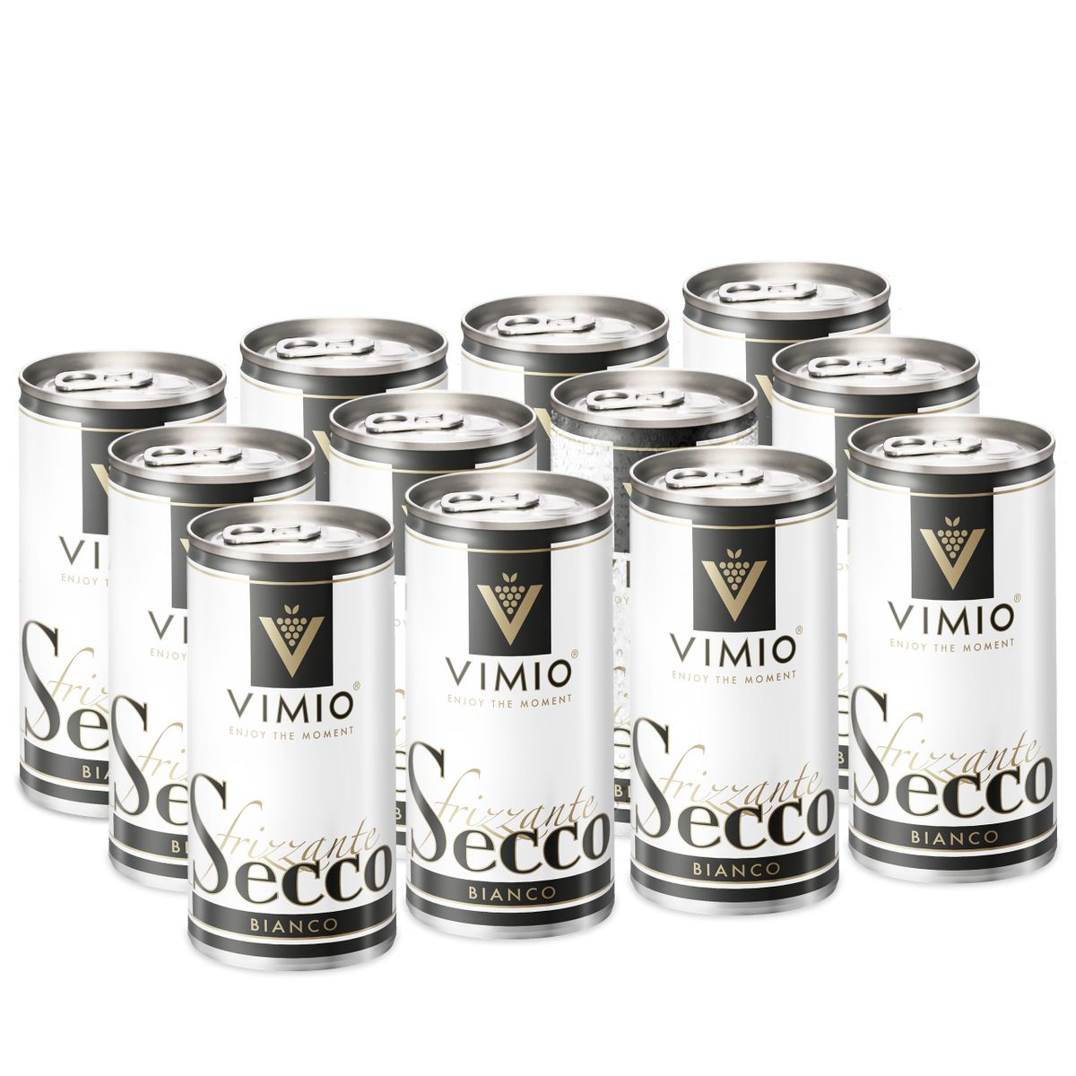 Vimio Spritziger Trinkgenuss: Secco Frizzante Perlwein, 10,5% vol, 200ml