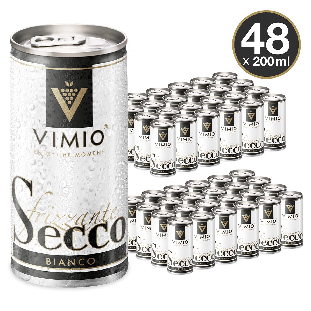 Vimio Secco Frizzante Perlwein spritzig erfrischend Zitrusfrüchte grüne Äpfel prickelnd trocken leicht Perlwein Trinkgenuss Genussmomente Wein Moment