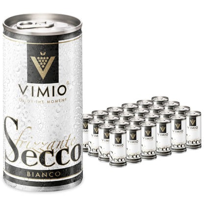 Vimio Spritziger Trinkgenuss: Secco Frizzante Perlwein, 10,5% vol, 200ml