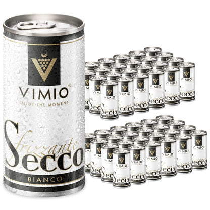 Vimio Spritziger Trinkgenuss: Secco Frizzante Perlwein, 10,5% vol, 200ml
