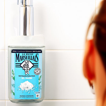 Le Petit Marseillais Feuchtigkeitsspendendes Duschgel mit Meersalz 3 x 250ml