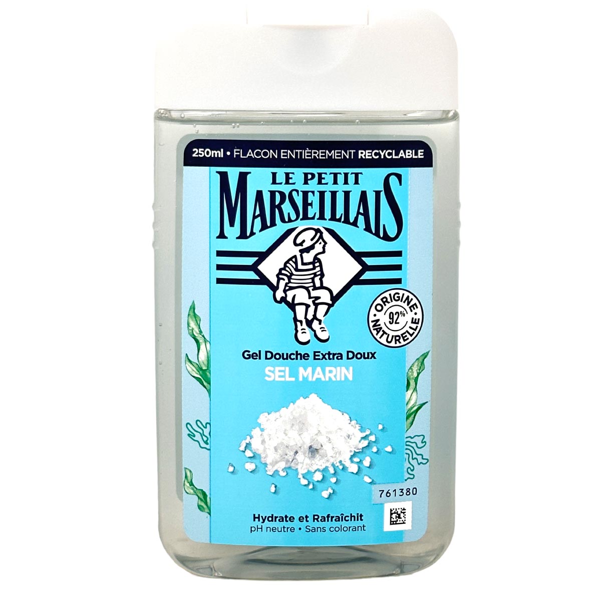 Le Petit Marseillais Feuchtigkeitsspendendes Duschgel mit Meersalz 3 x 250ml