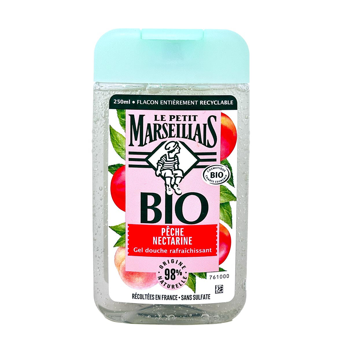Le Petit Marseillais BIO Duschgel mit Pfirsich und Nektarine 250 ml aus Frankreich