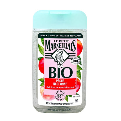 Le Petit Marseillais BIO Duschgel mit Pfirsich und Nektarine 250 ml aus Frankreich