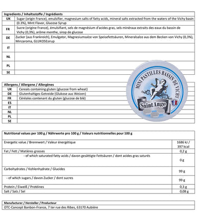Saint-Ange Anis-Pastillen – Handgefertigte Anis-Pastillen aus Frankreich, 50g