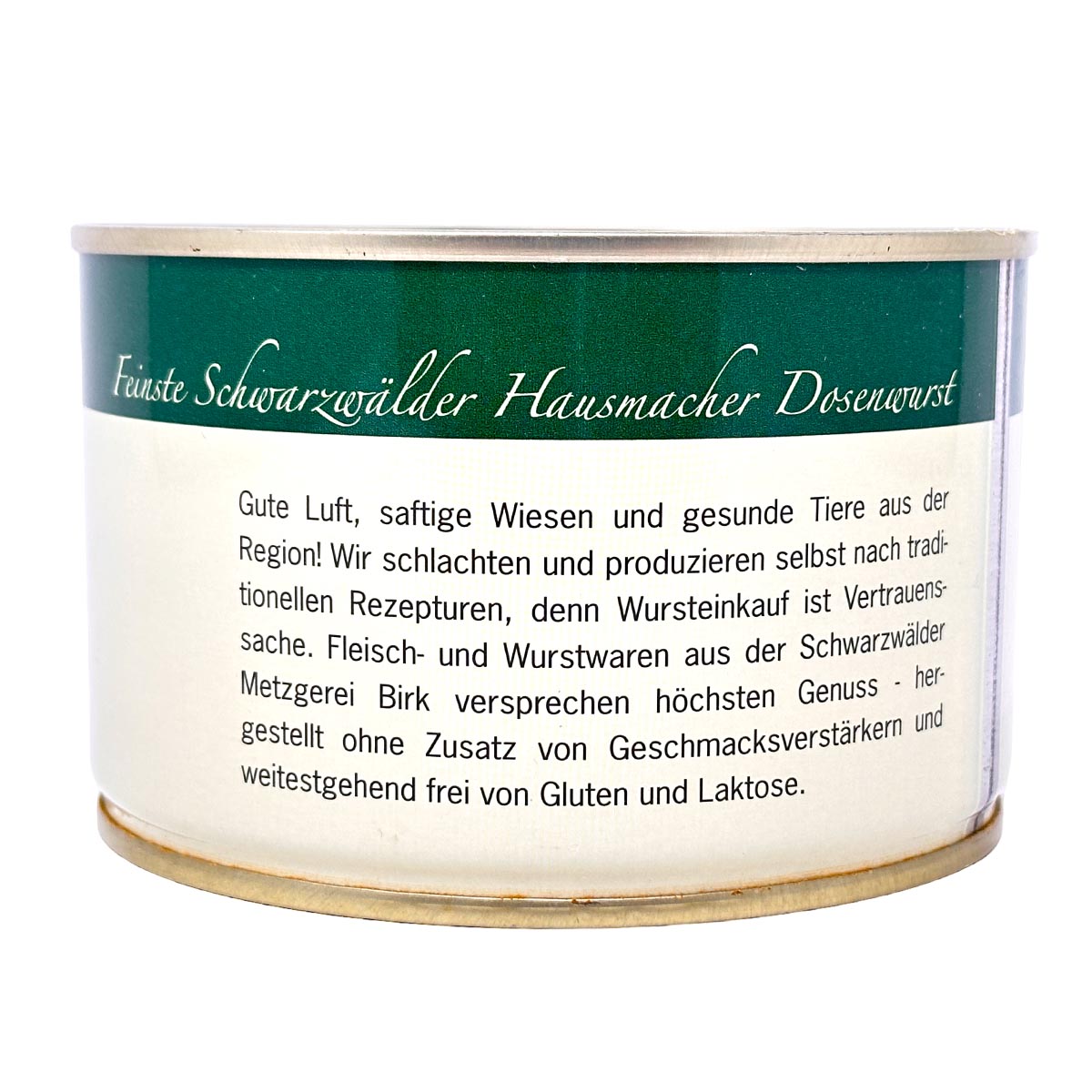 Schwarzwälder Metzgerei Birk Dosenwurst Hausmacher Blutwurst aus eigener Herstellung