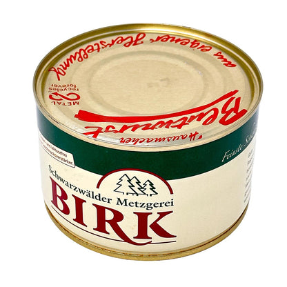 Schwarzwälder Metzgerei Birk Dosenwurst Hausmacher Blutwurst aus eigener Herstellung