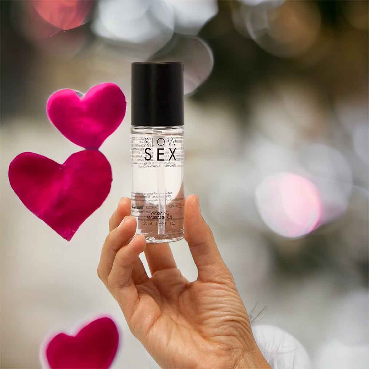 Bijoux Indiscrets SLOWSEX Warming massage oil wärmendes Massage Öl 50ml