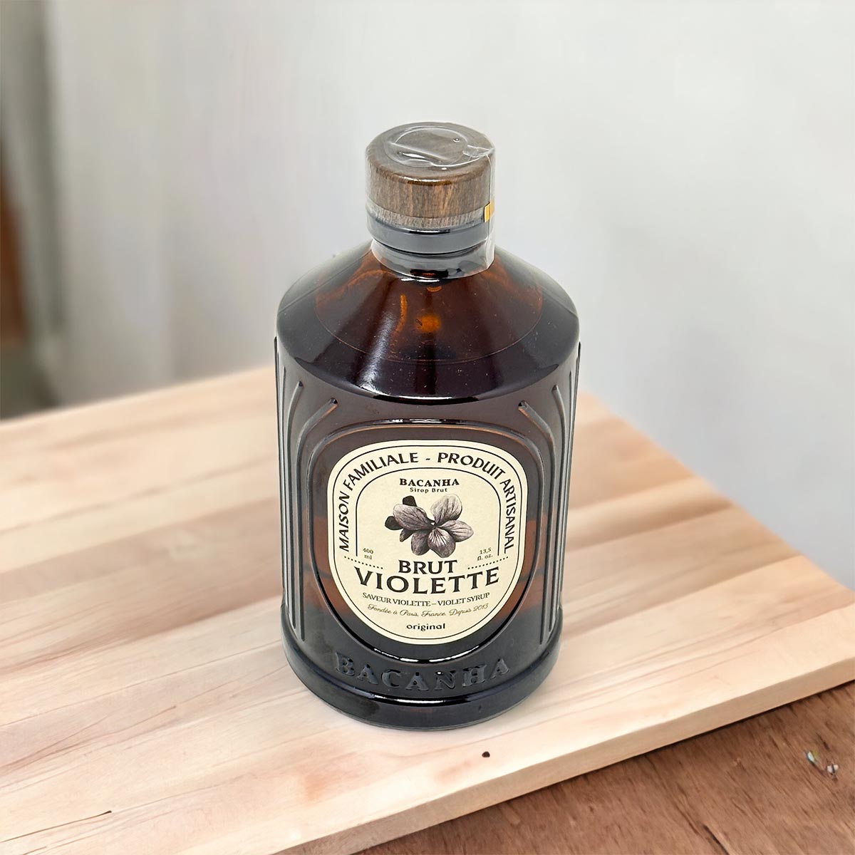 Bacanha Sirop Brut de Violette 400 ml - Veilchen Sirup aus Frankreich